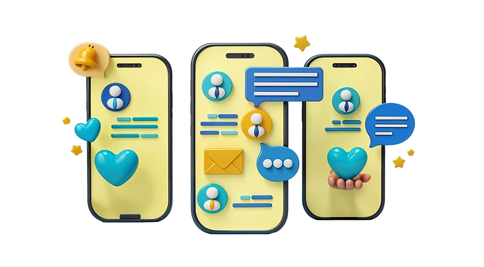 App interface design using Figma and Adobe XD